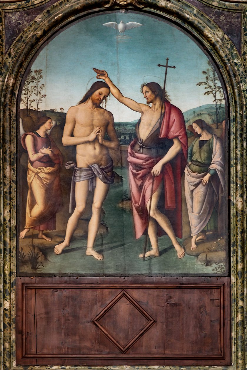 Kristi dåb af Pietro Perugino