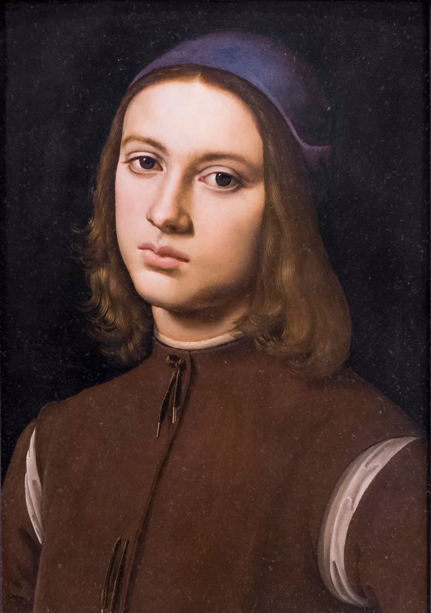 Portræt af en ung mand af Pietro Perugino