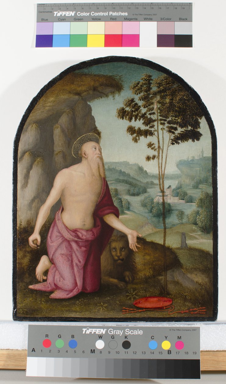 Sankt Hieronymus i ørkenen, ca. 1510-15 af Pietro Perugino
