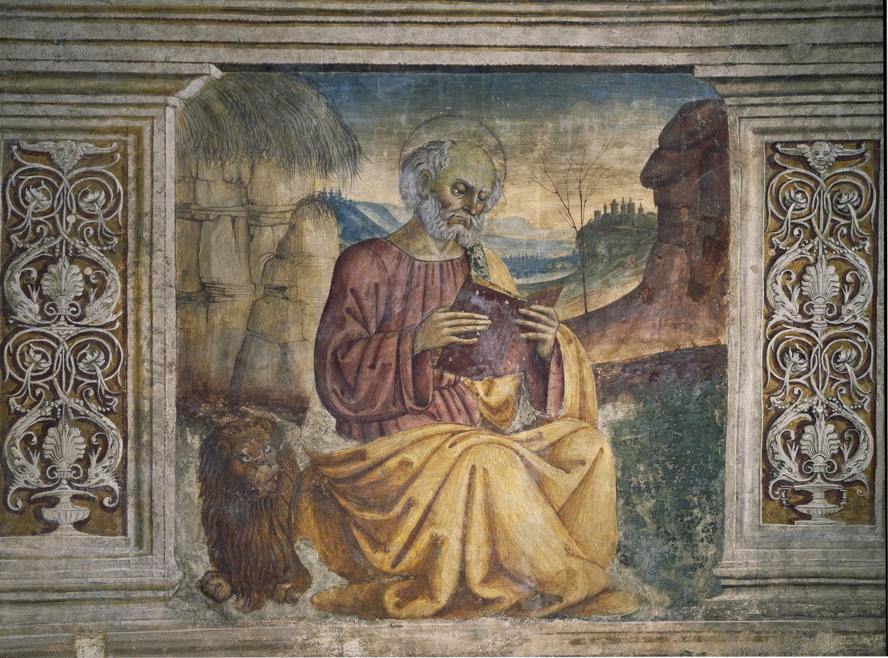 Sankt Markus (fresco af Pietro Perugino