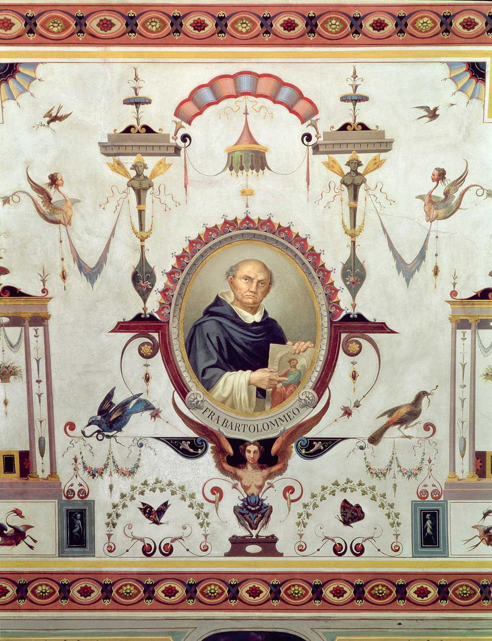 Portræt af Fra Bartolomeo af Pietro Pezzati