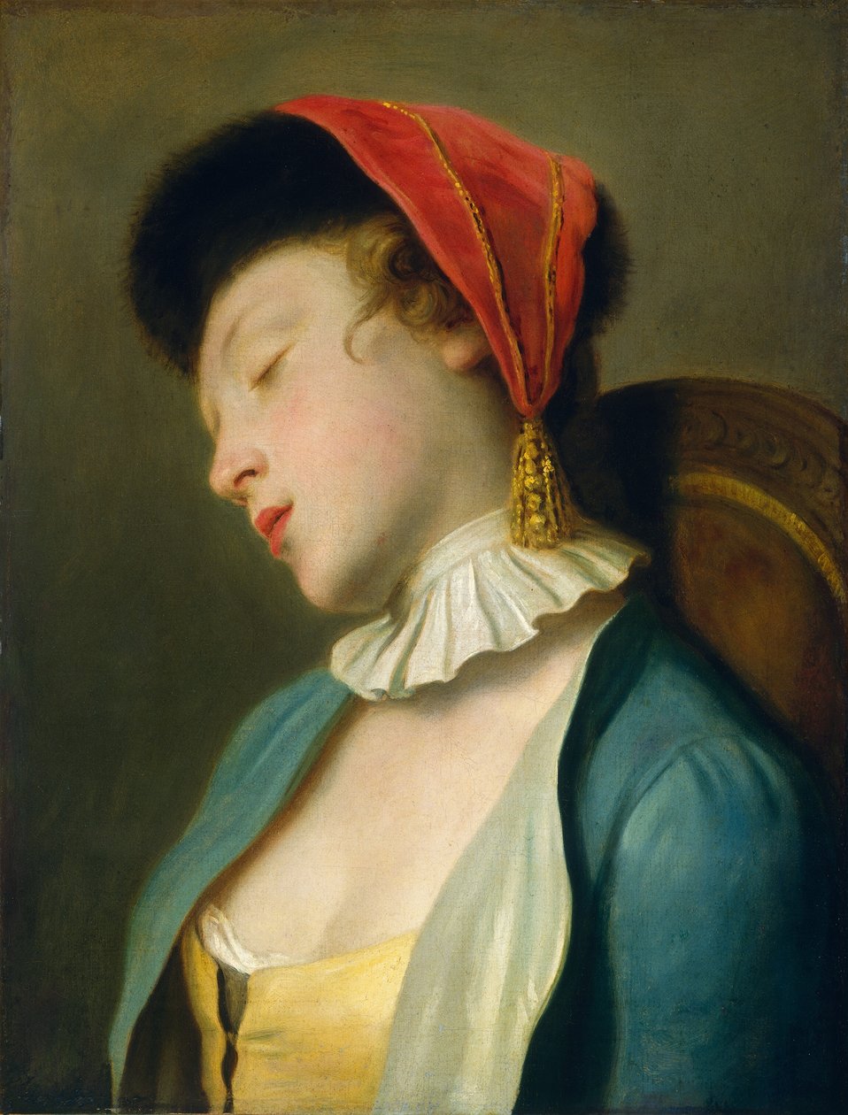En sovende pige, 17601762. af Pietro Antonio Rotari