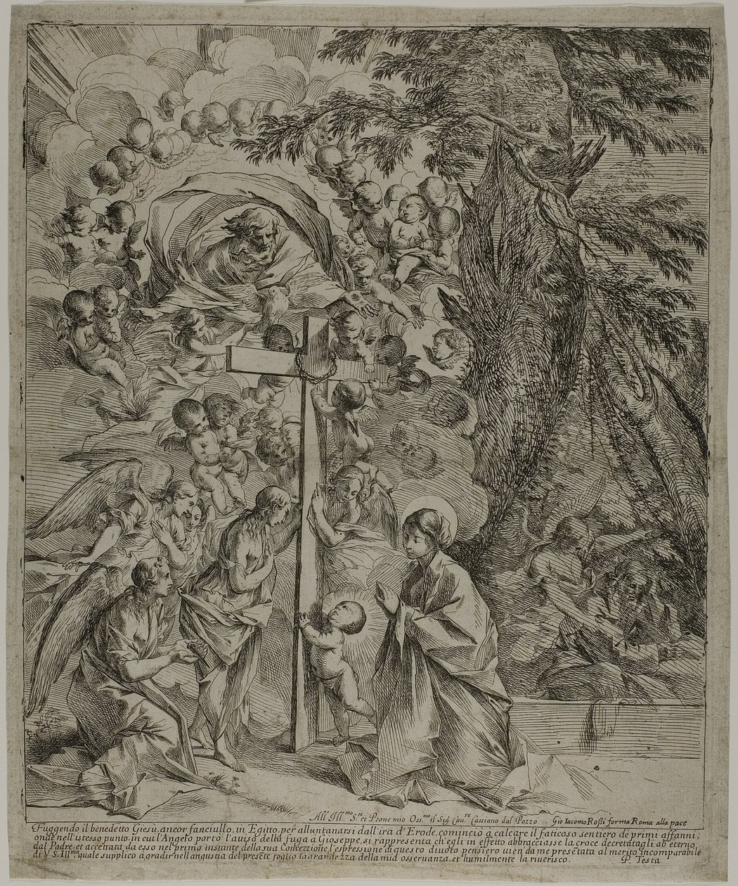 Sankt Josefs drøm af Pietro Testa