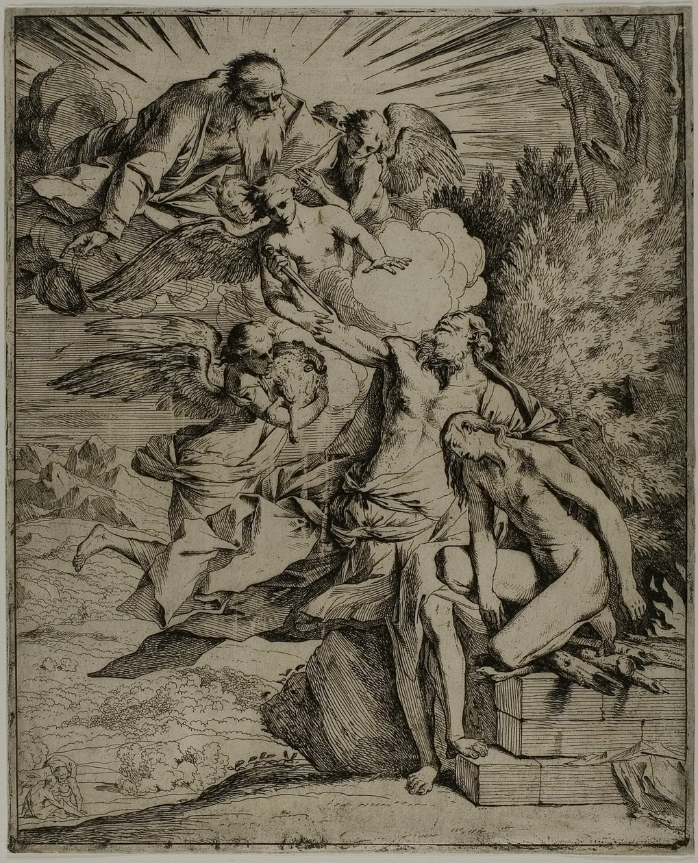 Isaks ofring af Pietro Testa