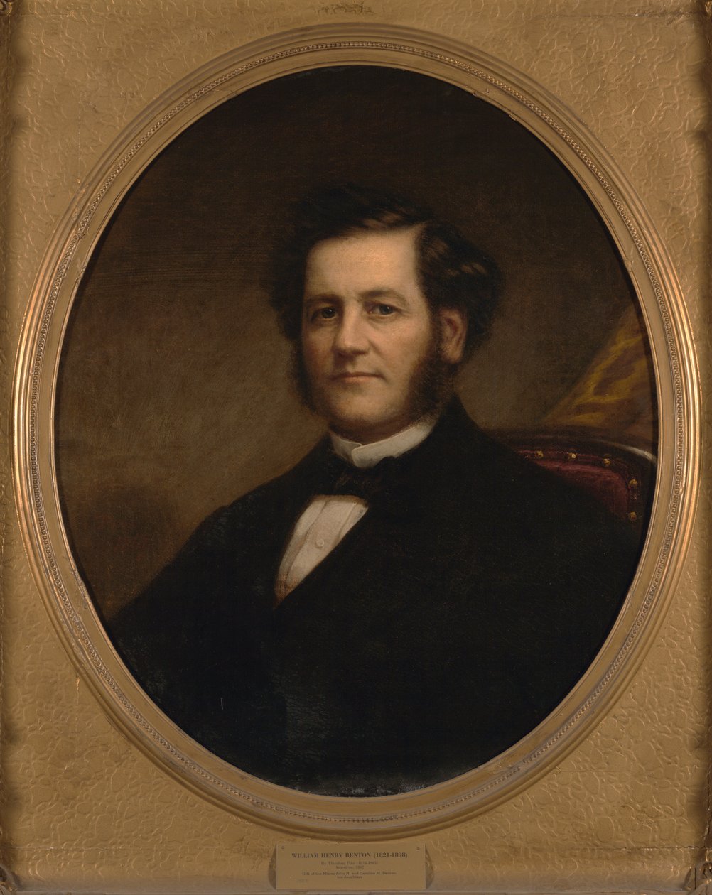 Portræt af William Henry Benton af Pine Theodore