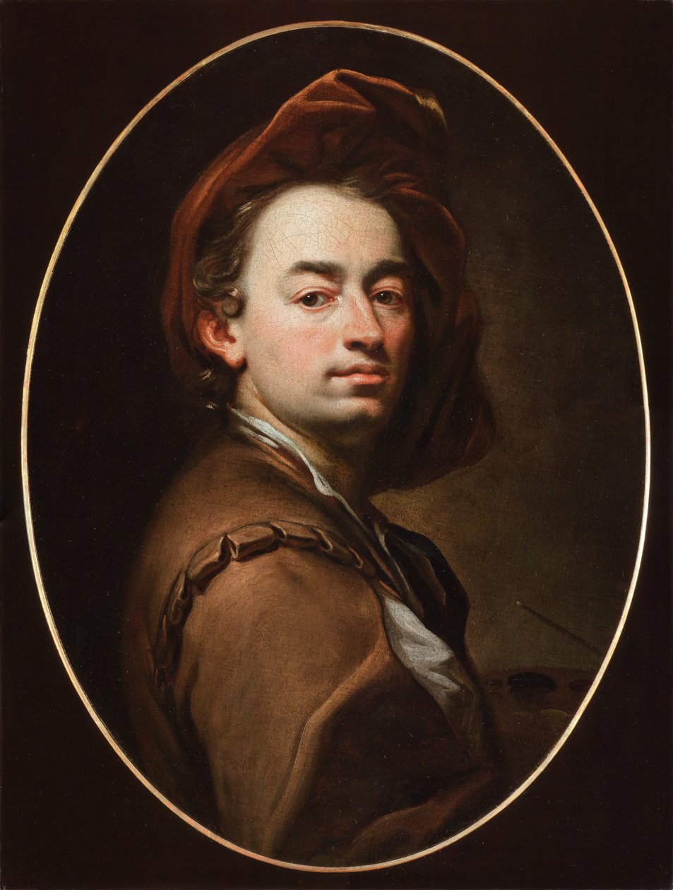 Selvportræt, såkaldt Lobkowicz, ca. 1697 af Pitr Brandl