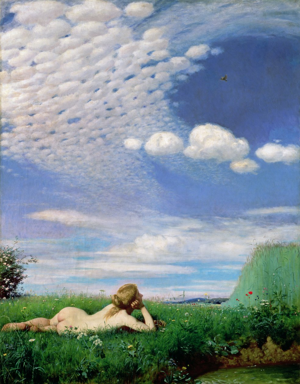 Lærken, 1882 af Pál Szinyei Merse