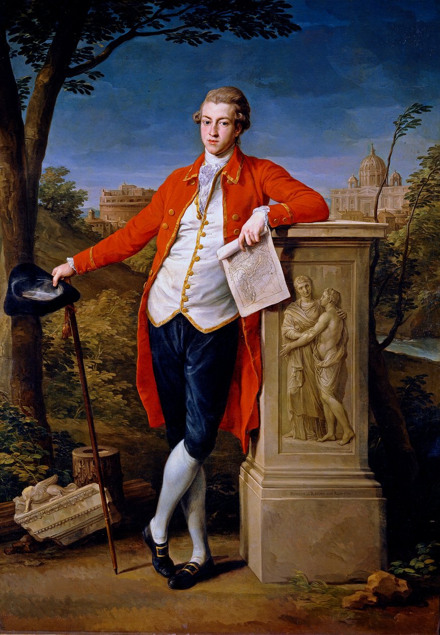 Portræt af Francis Basset, 1. baron de Dunstanville og Basset (1757-1835) af Pompeo Batoni