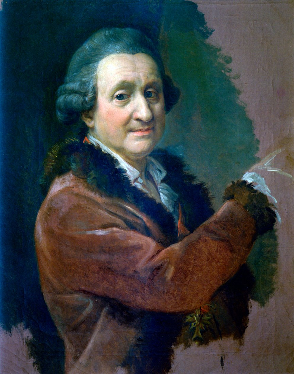 Selvportræt af Pompeo Batoni