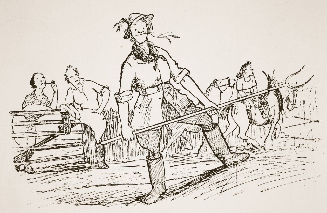 For at komme tilbage til landet, illustration fra 