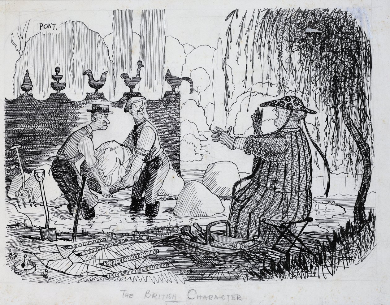 The British Character - Enthusiasm for Gardening, 1938 af Pont 1908 40 Pont 1908 40