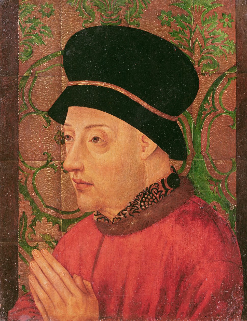 Portræt af kong John I af Portugal af Portuguese School