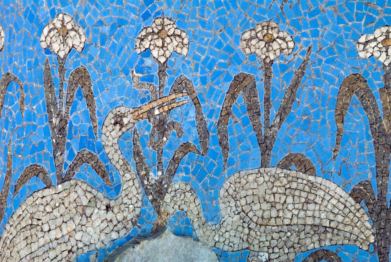 Fugledesign (mosaik) af Portuguese School