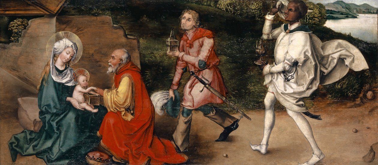 Tilbedelse af de hellige tre konger af Possibly Albrecht Dürer