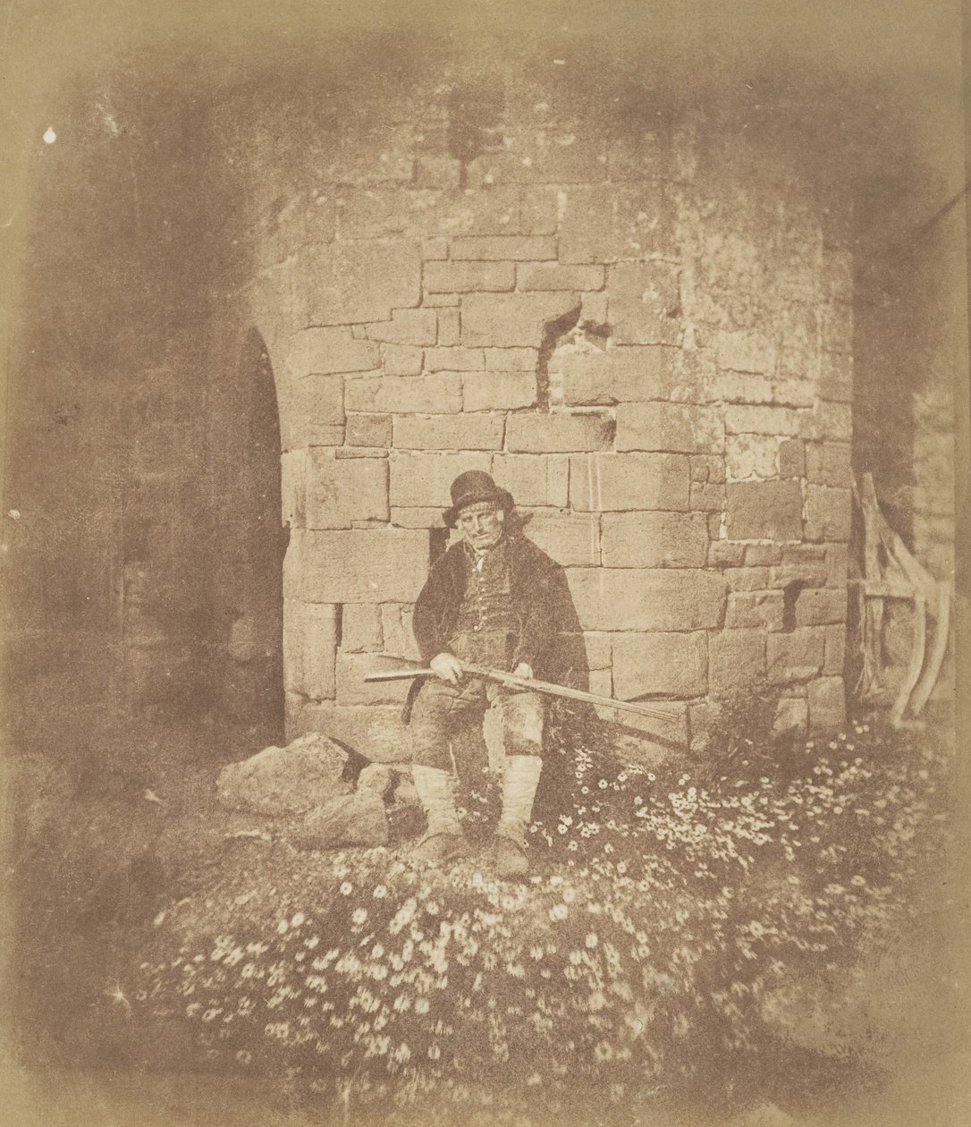 Den gamle Vildtmand, ca. 1844. af Possibly by David Kinnebrook.