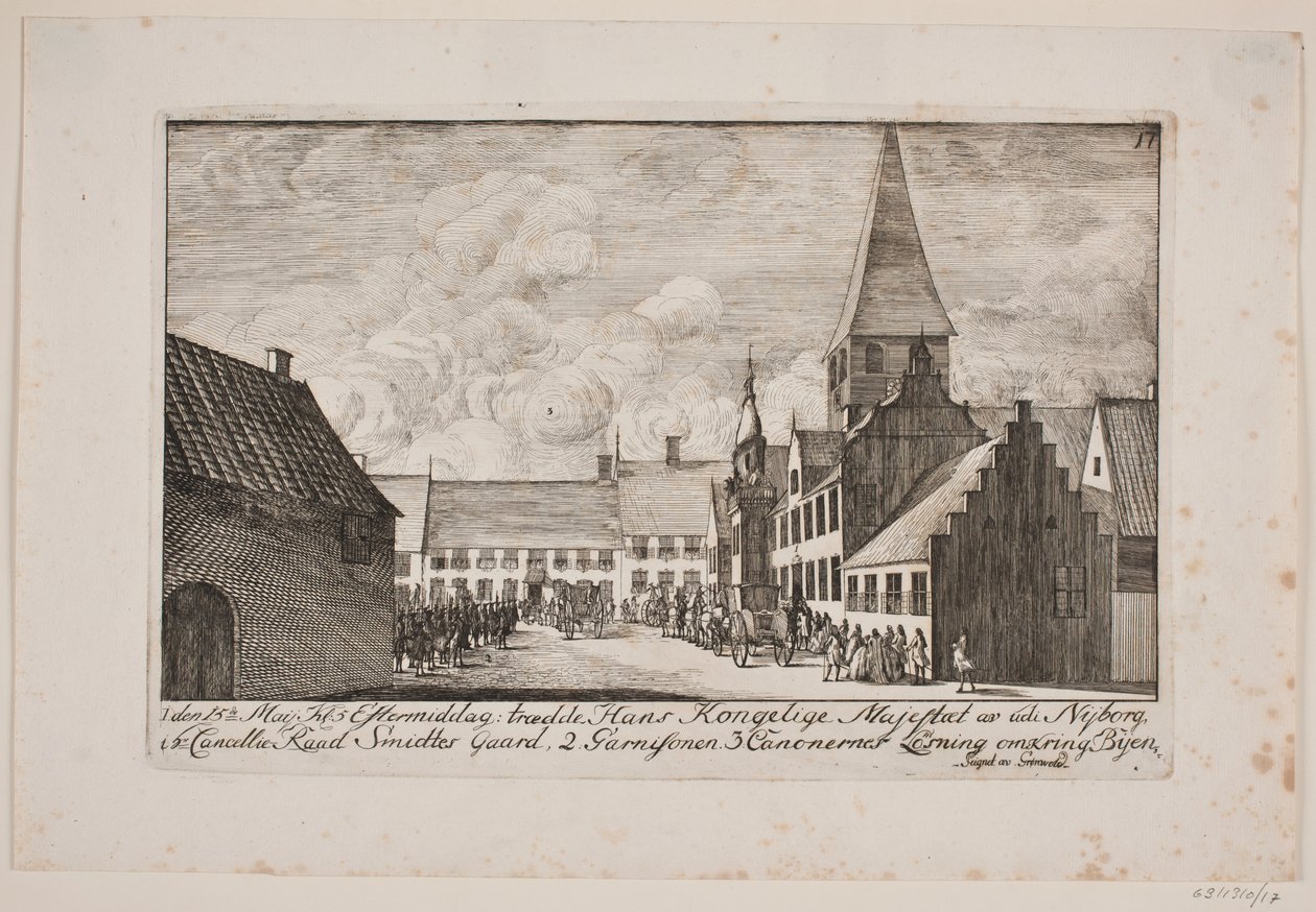 Frederik V i Nyborg af Poul Isac Grønvold