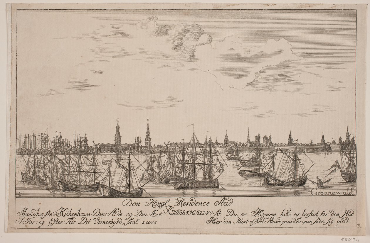 København set fra søen af Poul Isac Grønvold