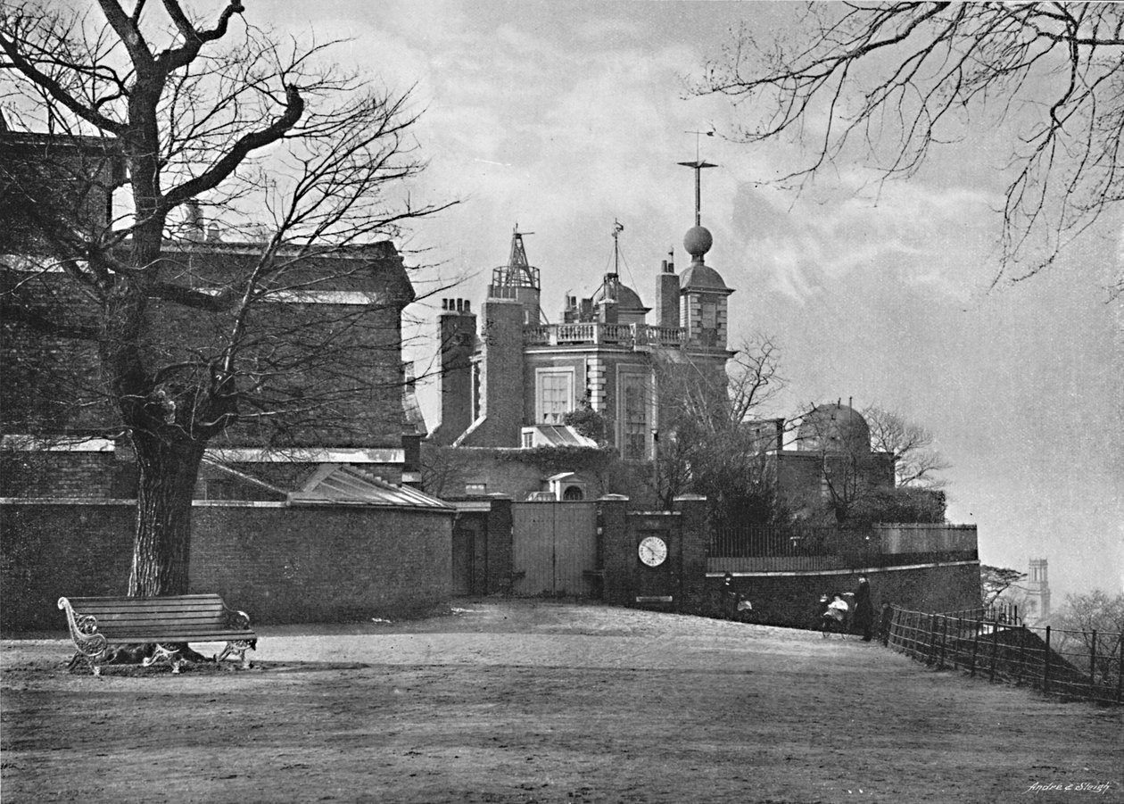 Greenwich Observatory, c1896 af Poulton and Co
