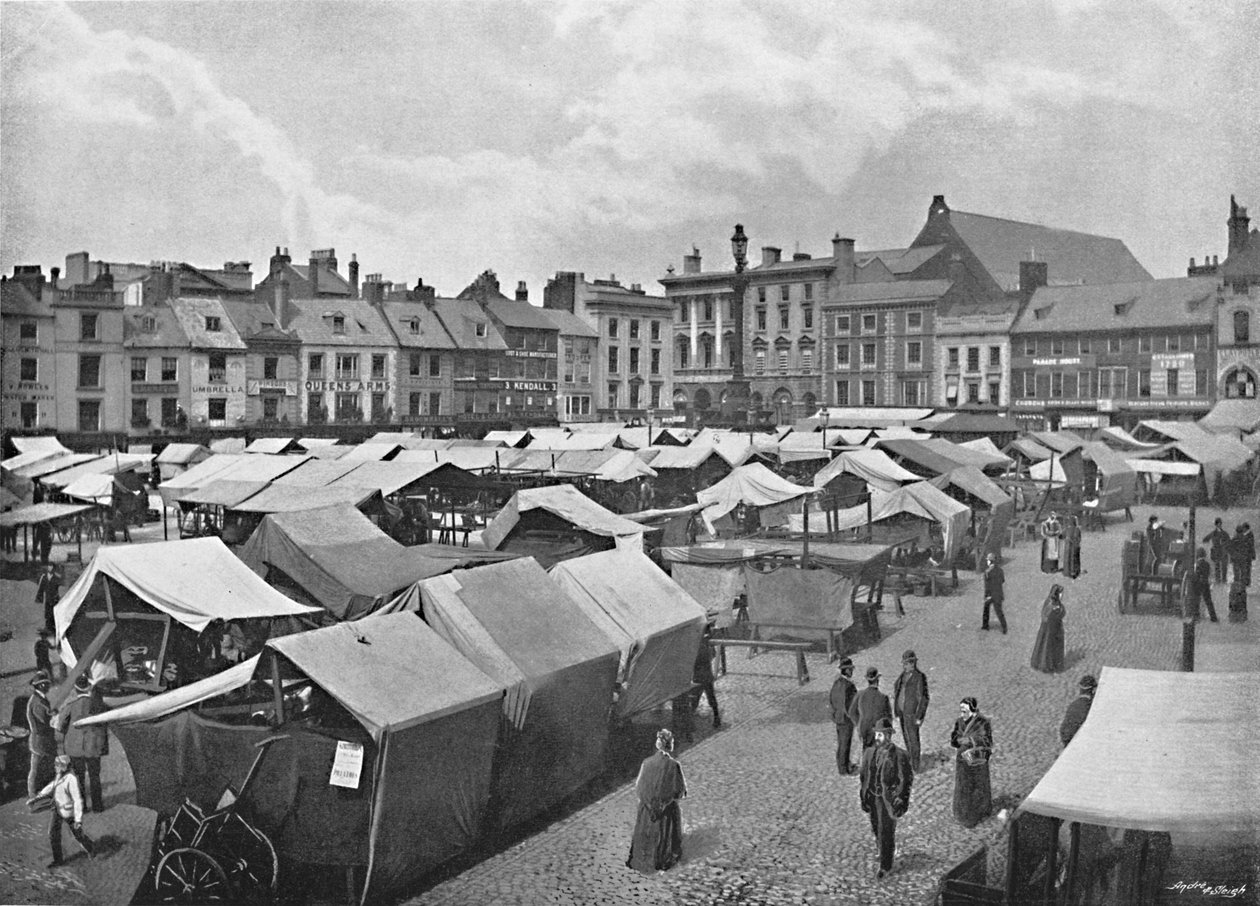 Market-Place, Northampton, c1896 af Poulton and Co
