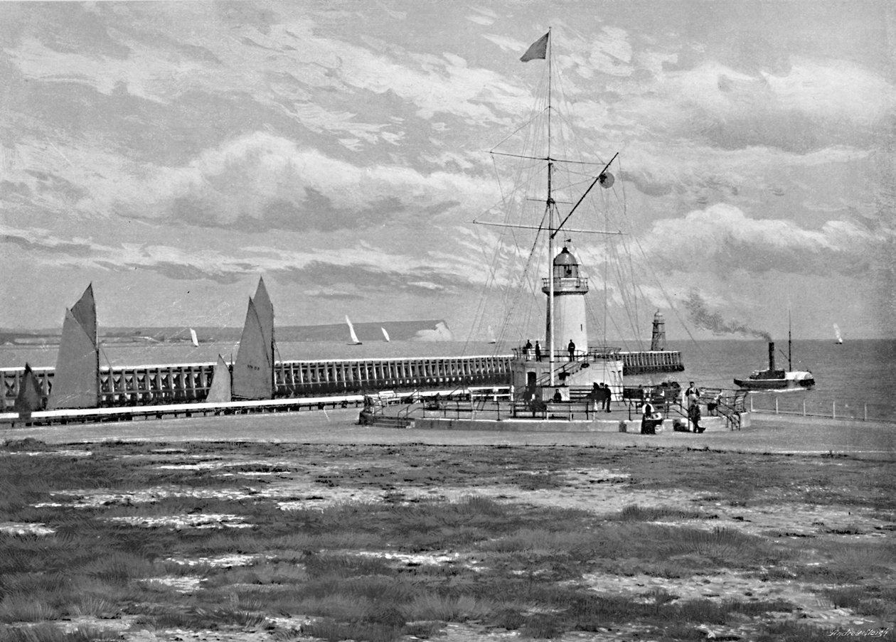 Signal Station, Newhaven, c1896 af Poulton and Co