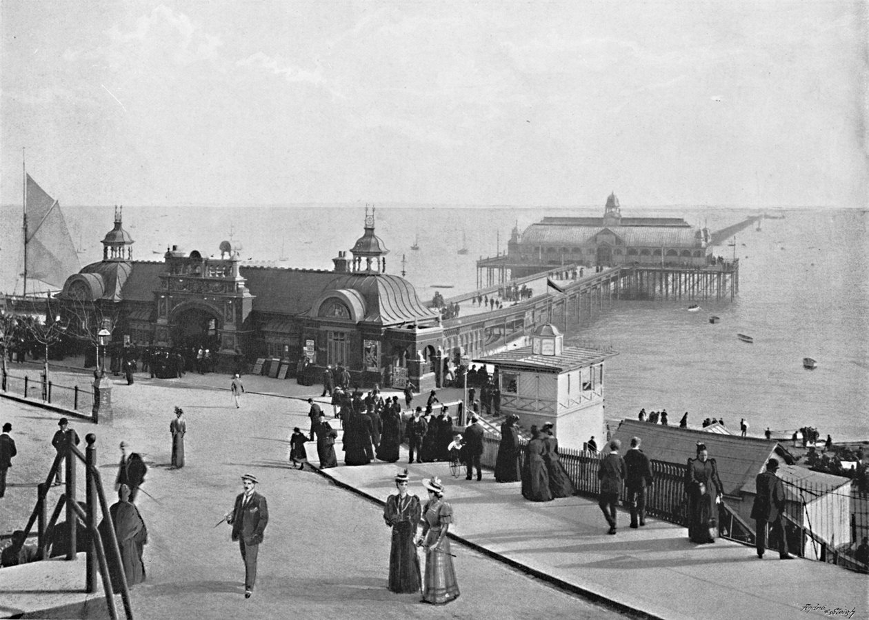 The Pier, Southend-on-Sea, c1896 af Poulton and Co