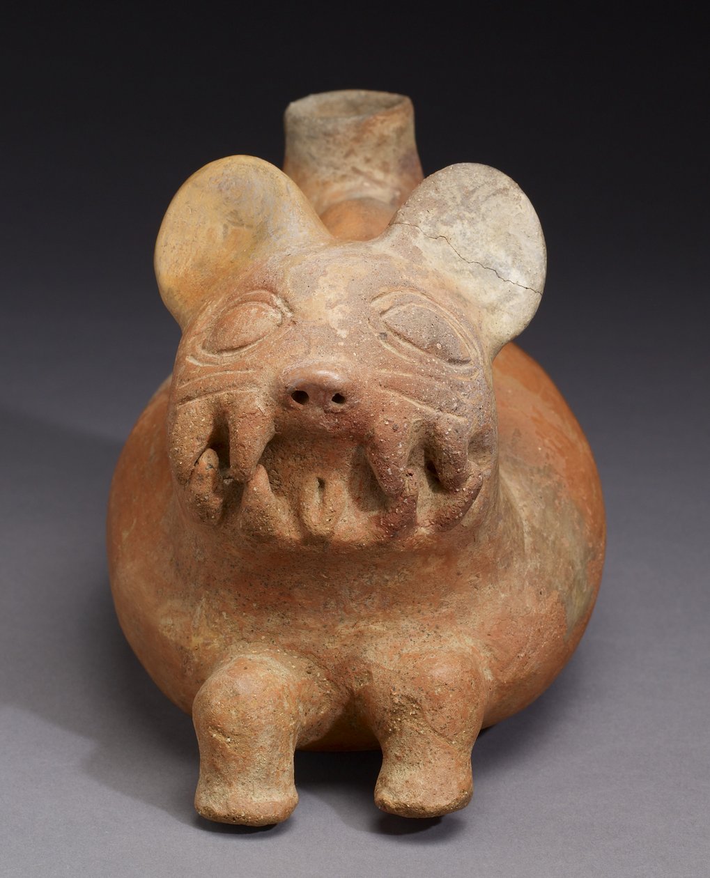 Feline Vessel, Vicus Culture (lertøj) af Pre Columbian