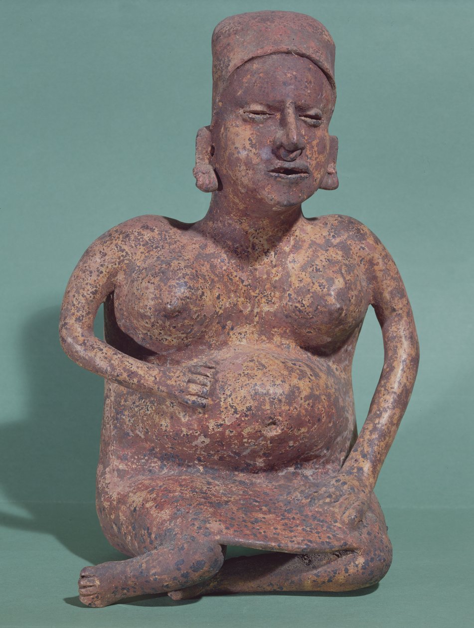 Gravid kvinde (keramik) af Pre Columbian