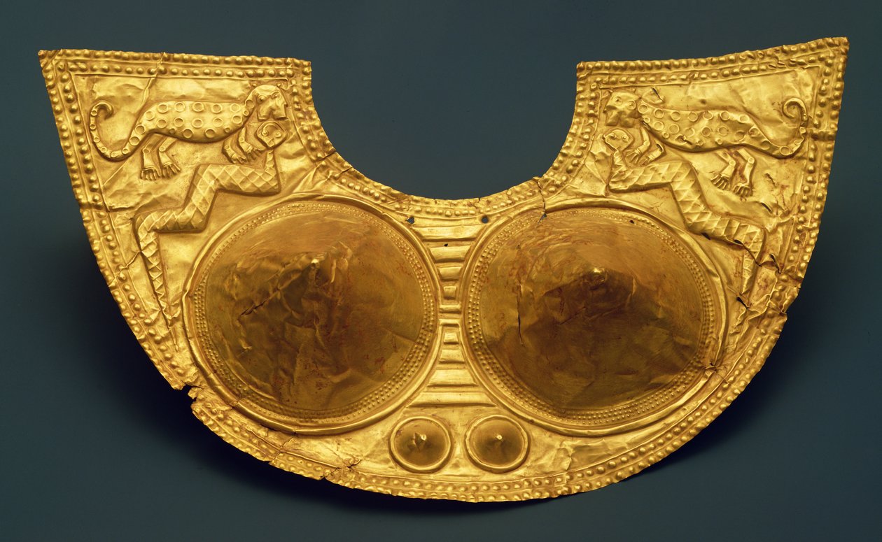 Sinu brynje (hamret guld) af Pre Columbian