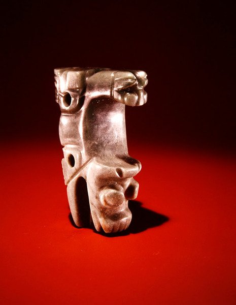 Komposit dyrevedhæng, fra Guacimo, Linea Vieja-området (gennemskinnelig havgrøn jade) af Pre Columbian Pre Columbian