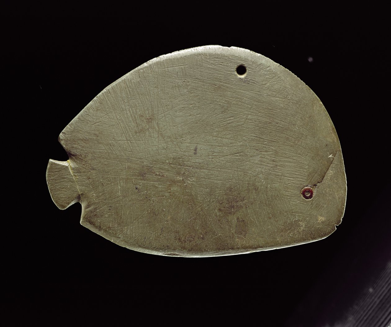 Fiskepalet, ca. 3200 f.Kr. (grøn skifer) af Predynastic Period Egyptian