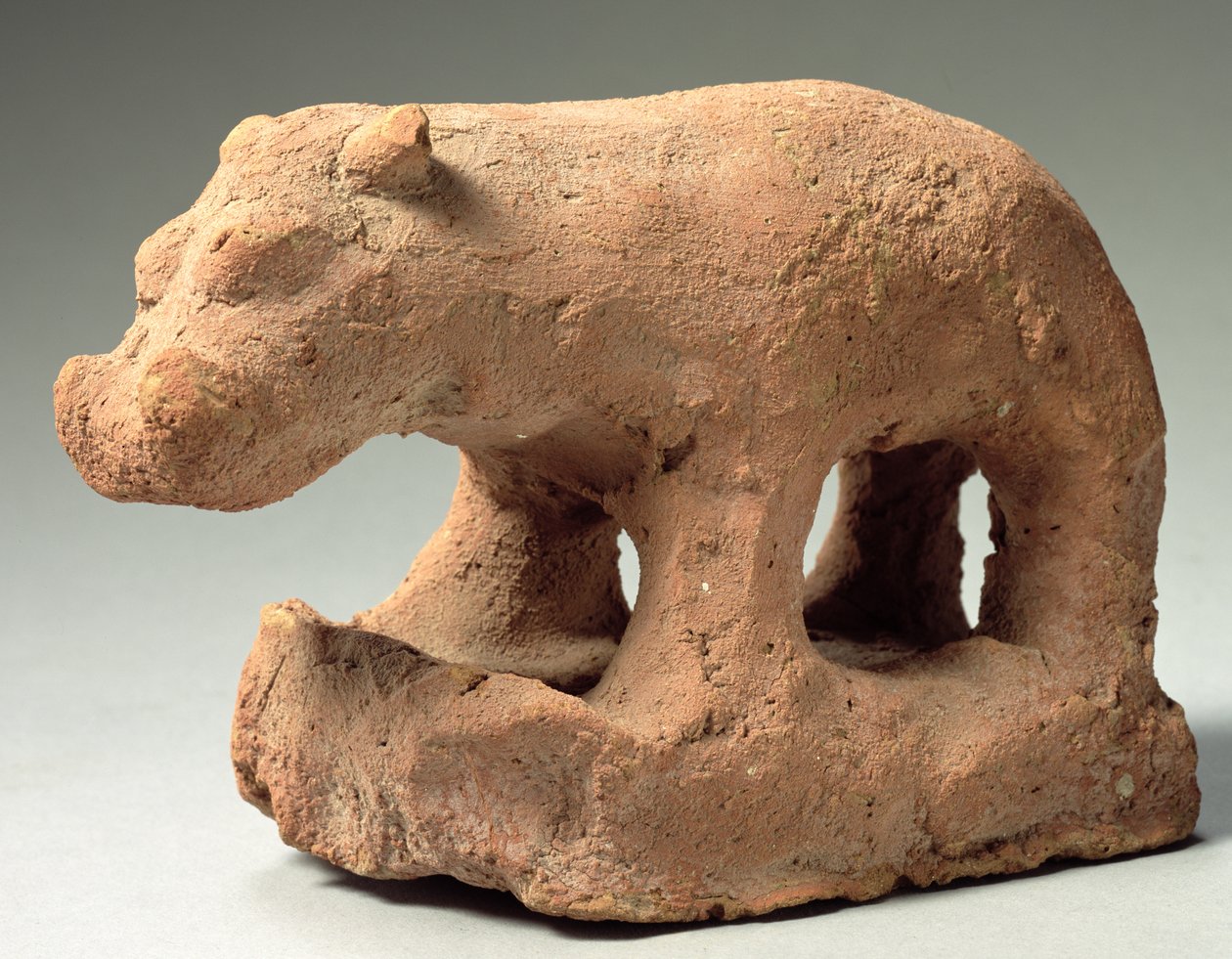 Flodhest, 4. årtusinde f.Kr. (brændt ler) af Predynastic Period Egyptian