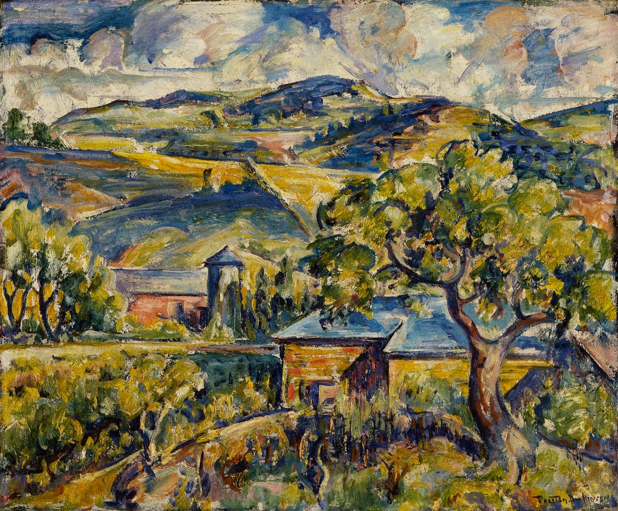 Maine Landscape, ca. 1917-21 af William Preston Dickinson