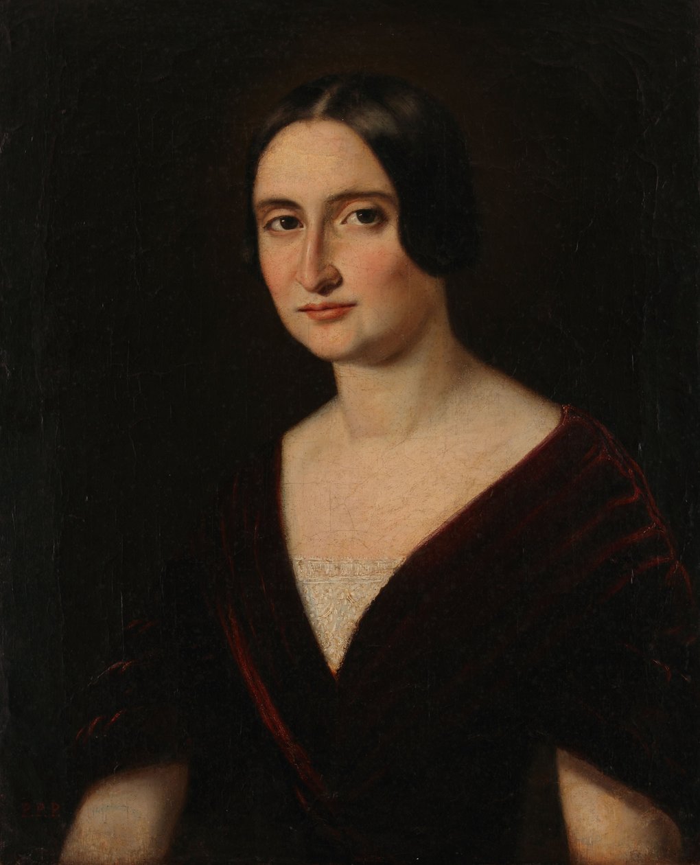 Portræt af Lady af Prilidiano Pueyrredon