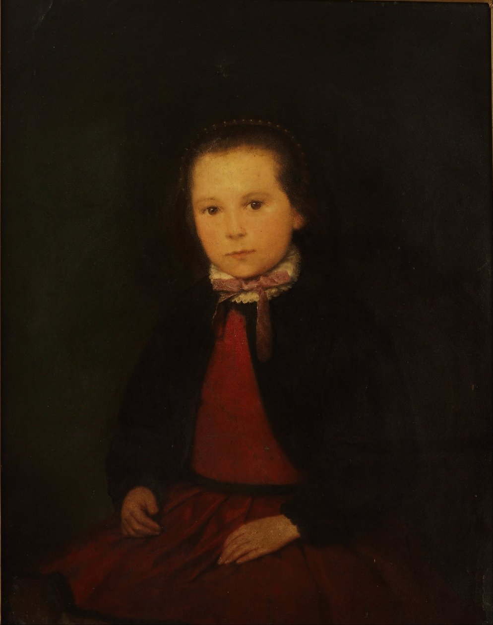 Portræt af pigen M.L.C. af Prilidiano Pueyrredon