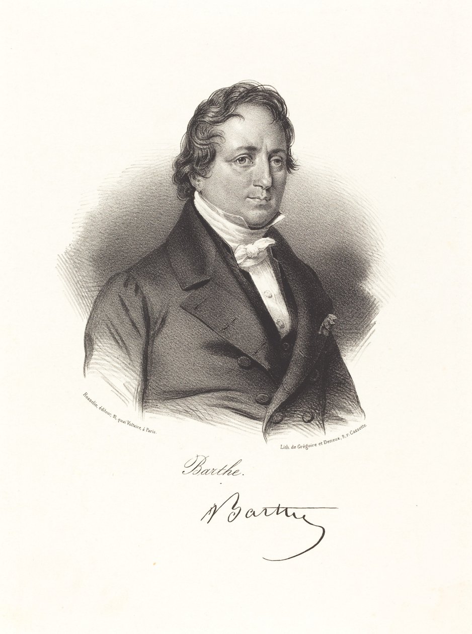 Barthe af Probably French 19th Century