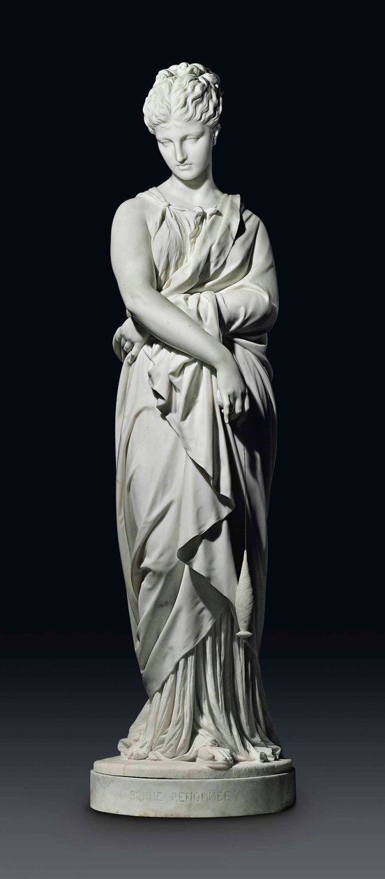 God berømmelse, c.1880 af Prosper Charles Adrien dEpinay