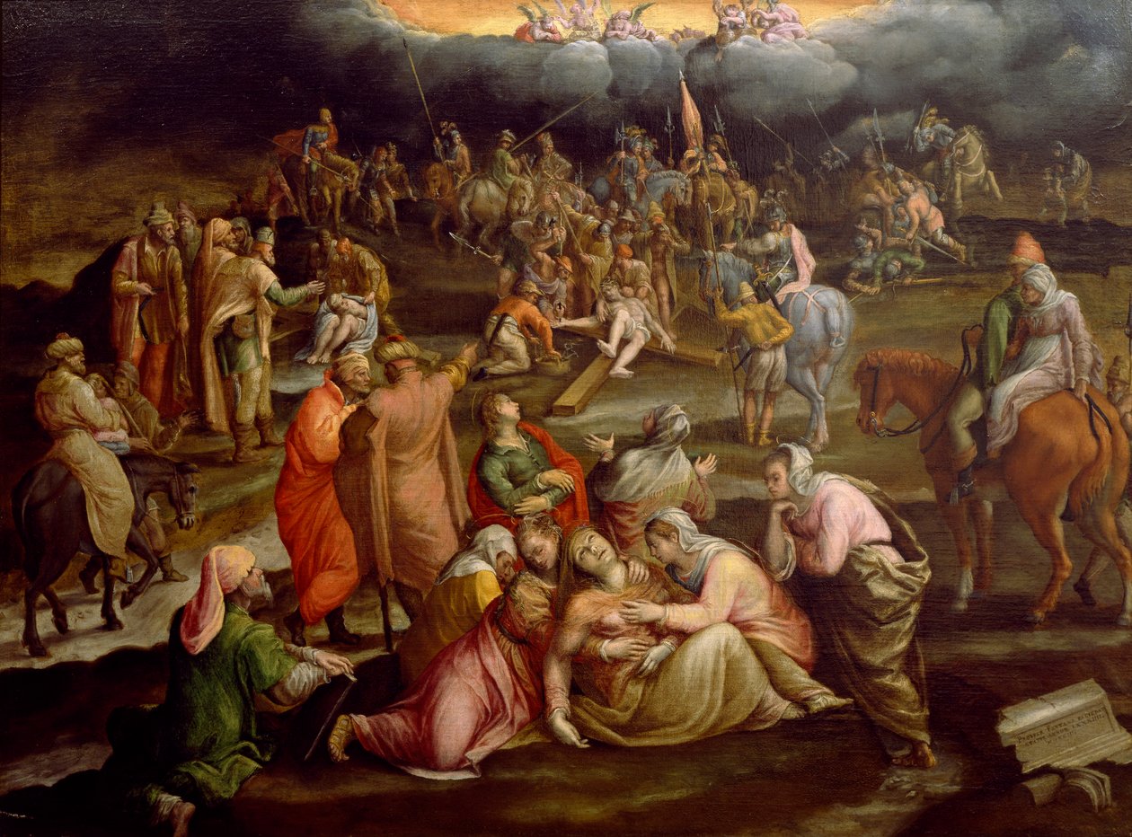 Korsfæstelse af Prospero Fontana (1512-1597) af Prospero Fontana