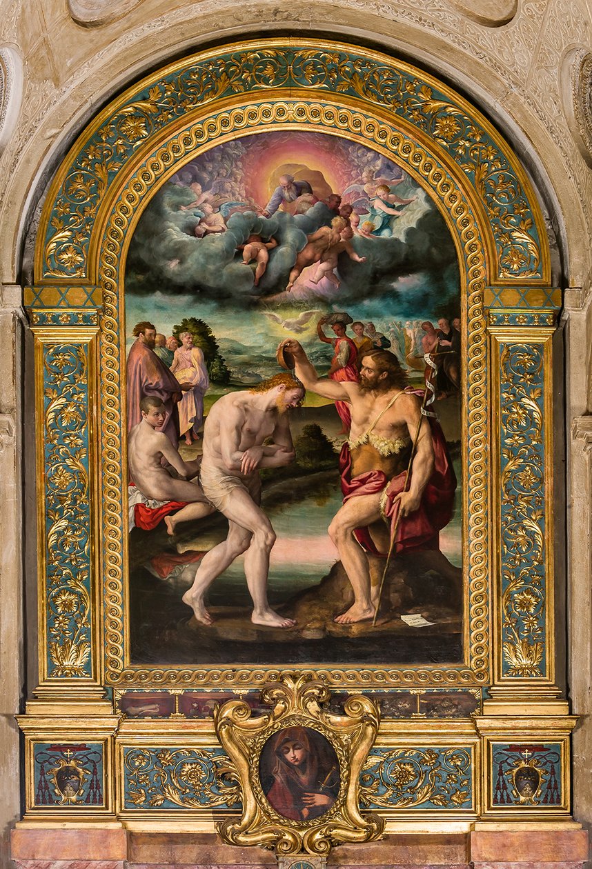 Kristi dåb af Johannes af Prospero Fontana