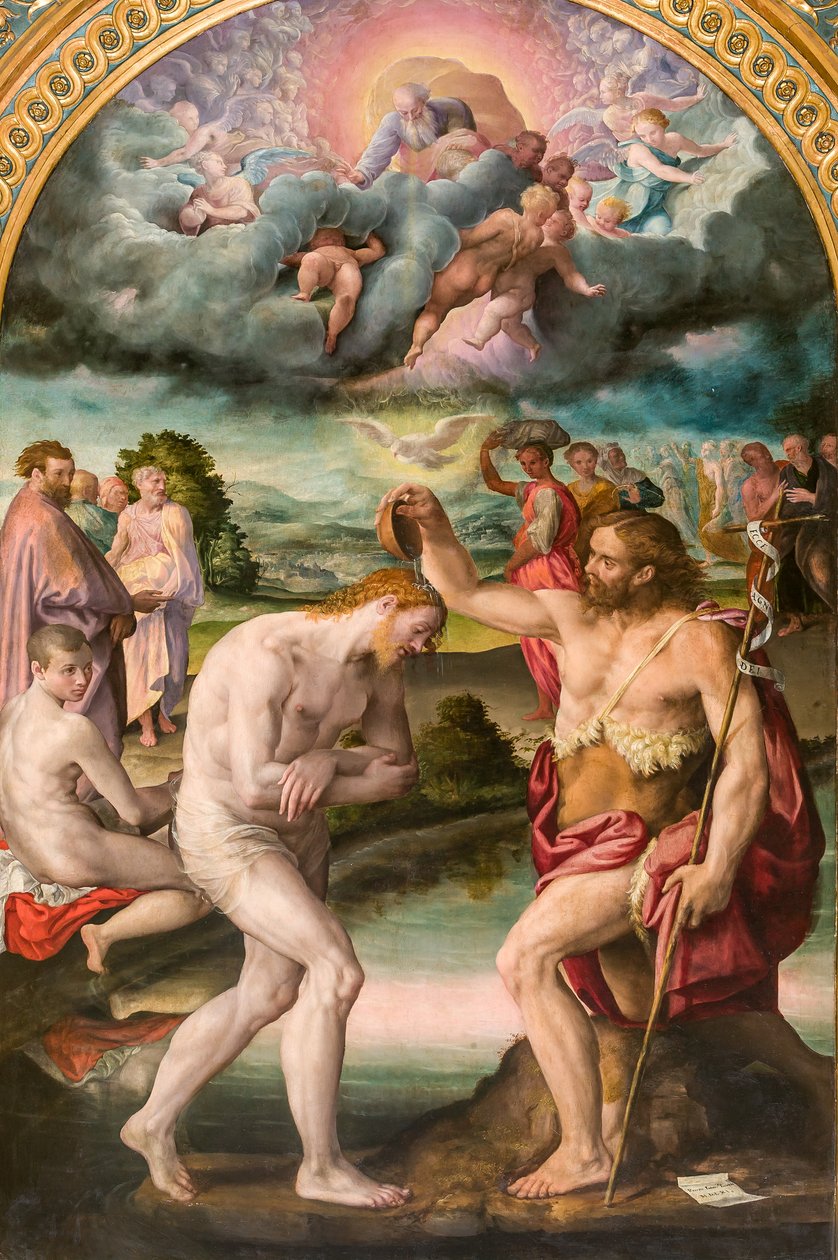 Kristi dåb af Johannes af Prospero Fontana