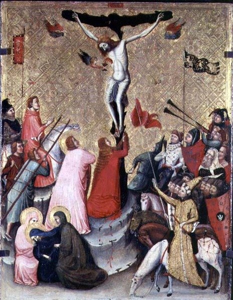 Korsfæstelse (panel) af Pseudo Jacopino di Francesco