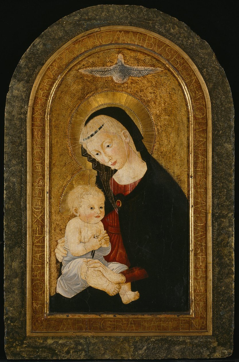 Jomfru og barn af Pseudo Pier Francesco Fiorentino