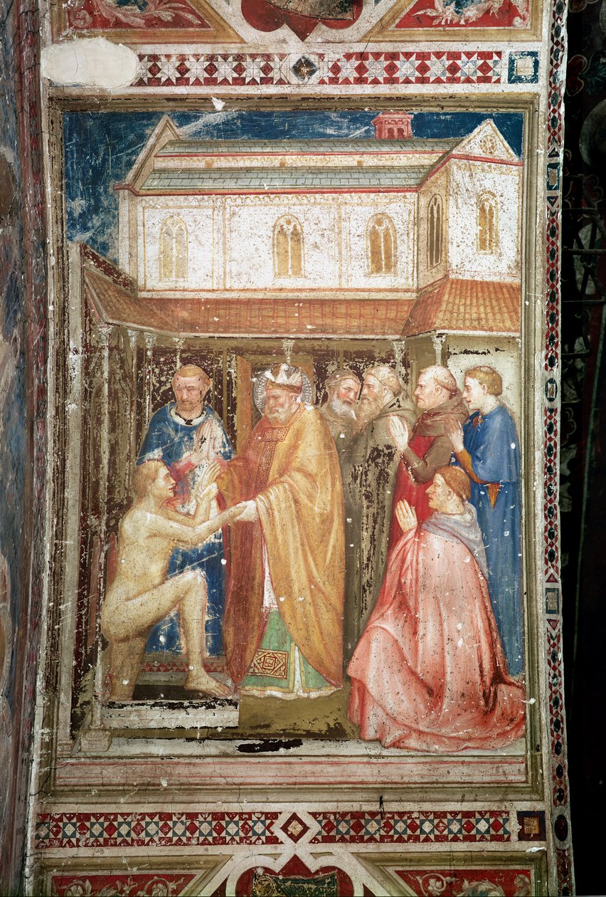 The Miracle of St. Stanislas (1030-79) fra den nedre kirke, ca. 1340 af Puccio and Stefano Capanna