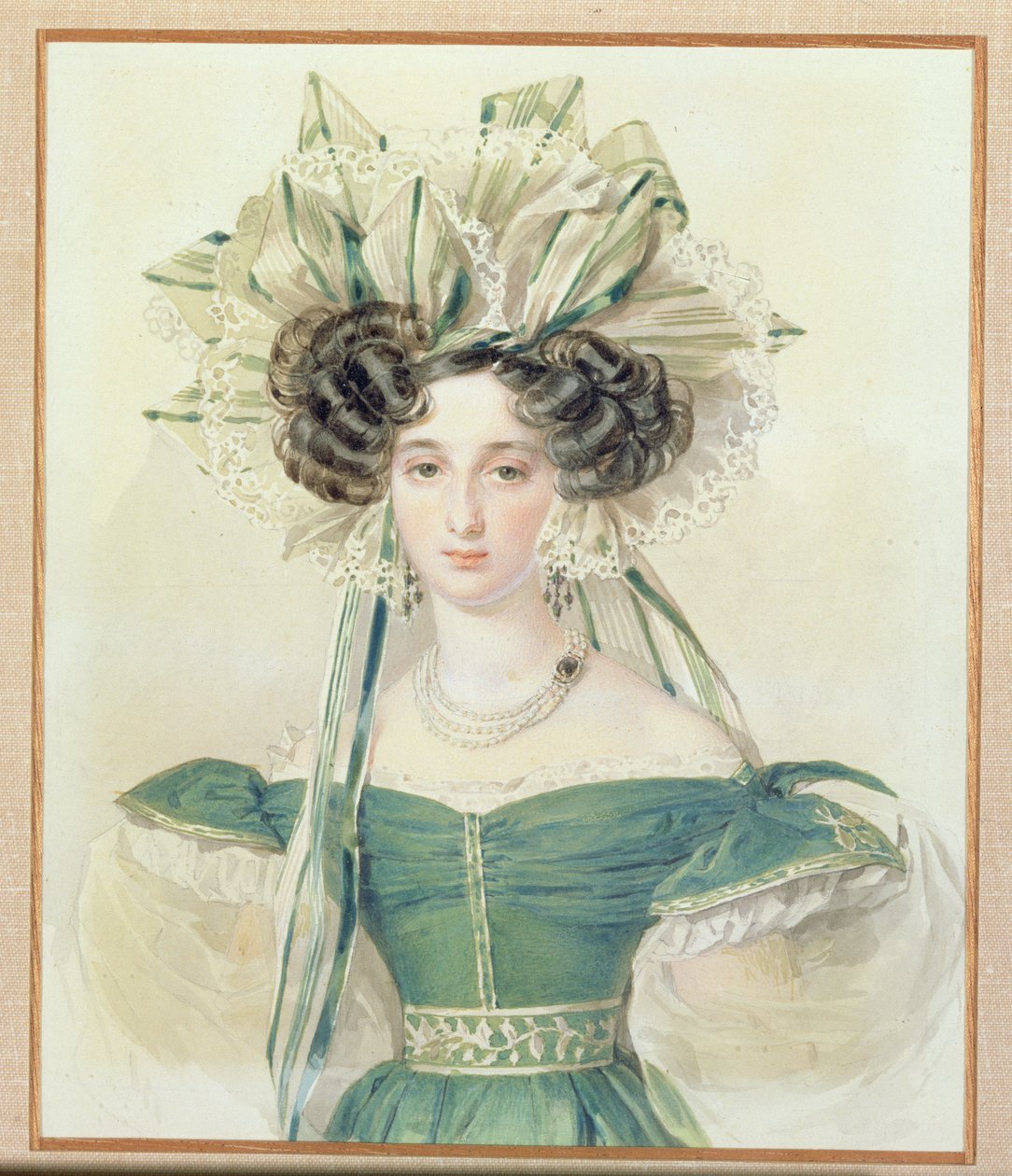 Portræt af prinsesse Elizabeth Vorontsova (1792-1856), ca. 1823 af Pyotr Fyodorovich Sokolov
