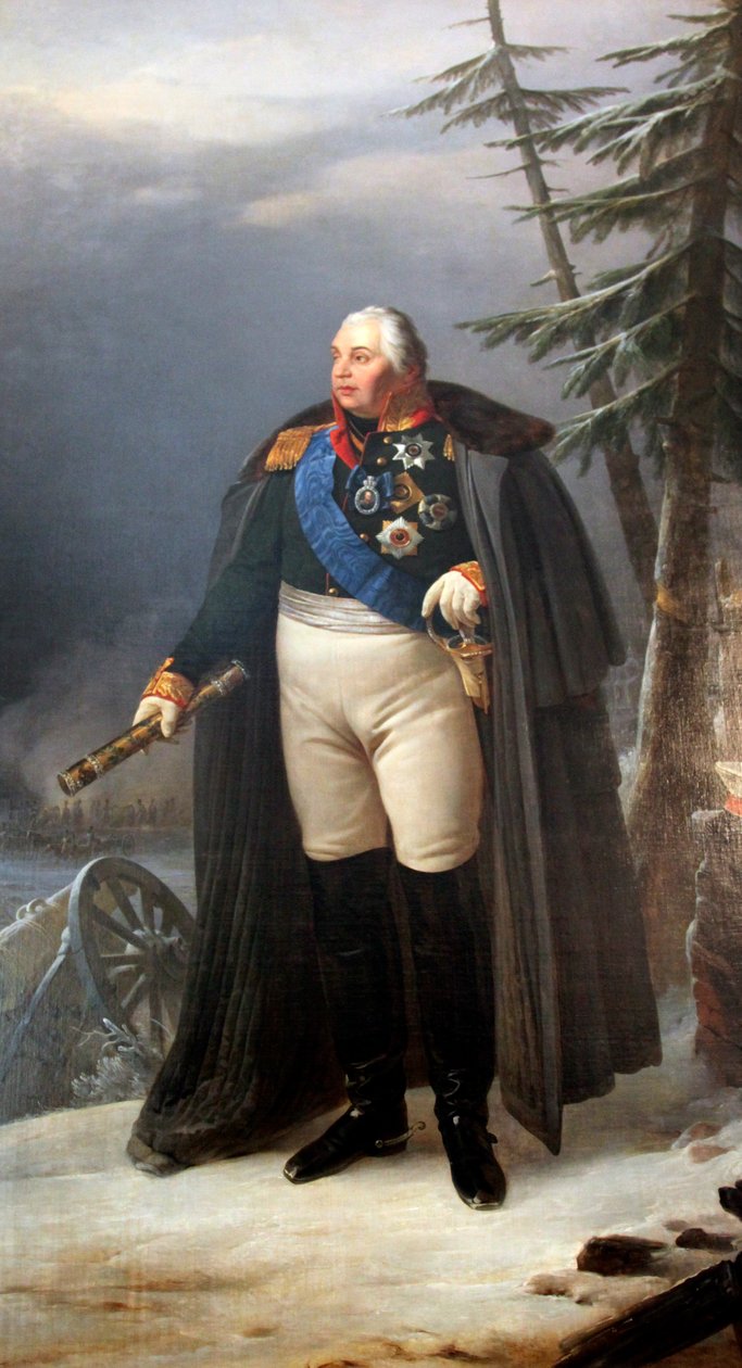 Mikhail Kutuzov, russisk soldat, 1833-1834 af Pyotr Basin