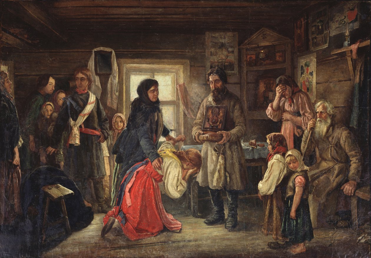 Before the marriage, 1900sdani af Pyotr Ivanovich Tselebrovski