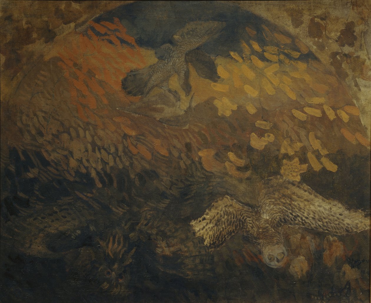 Natten, 1904 af Pyotr Savvich Utkin