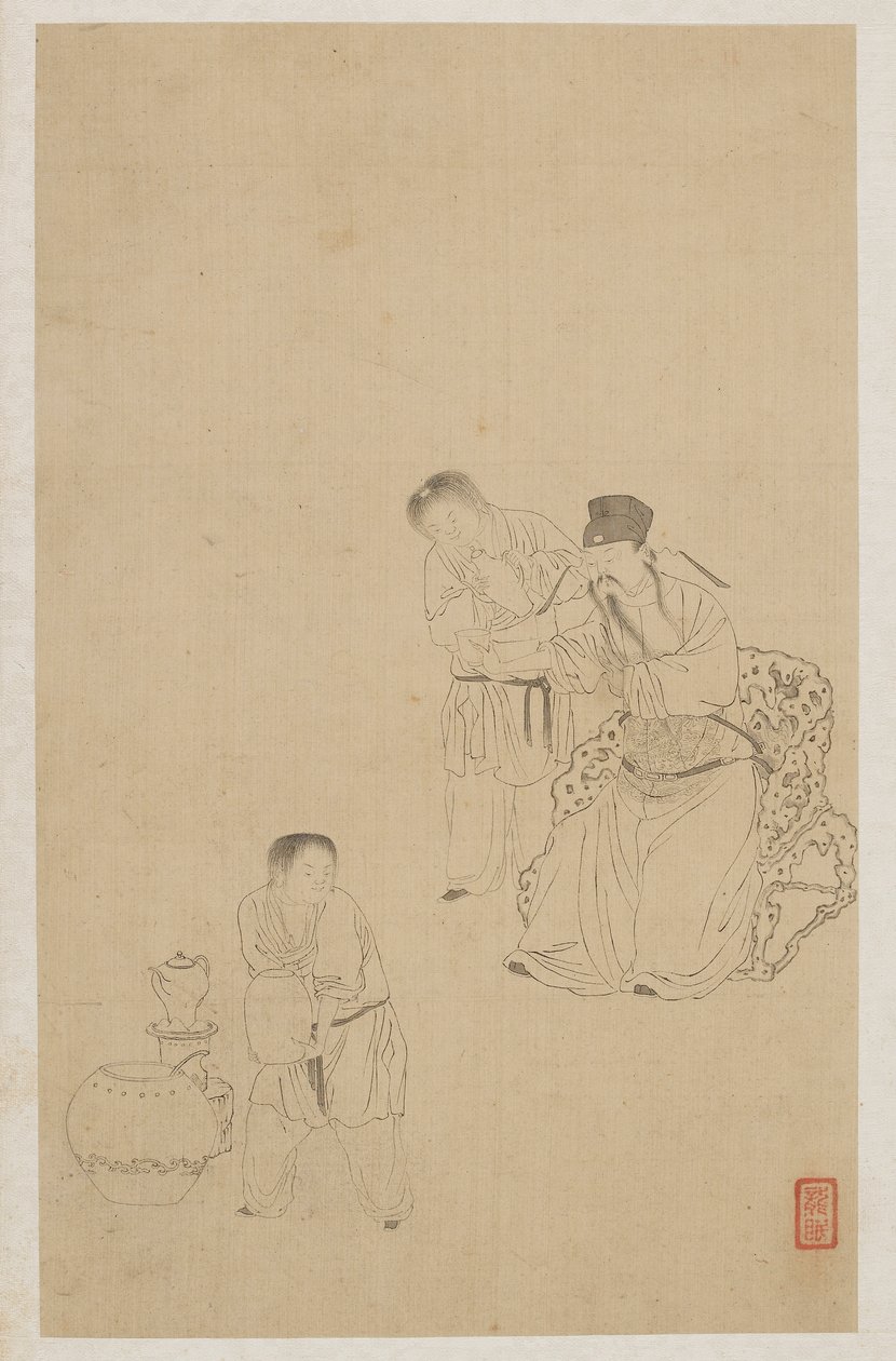 Figurer af Qing Dynasty Chinese School
