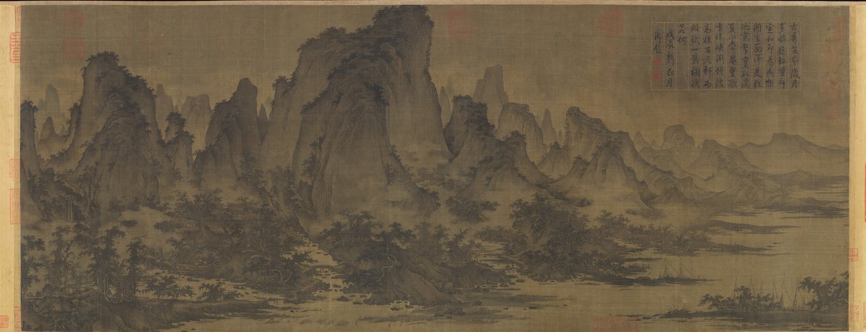 Sommerbjerge, ca. 1050. af Qu Ding