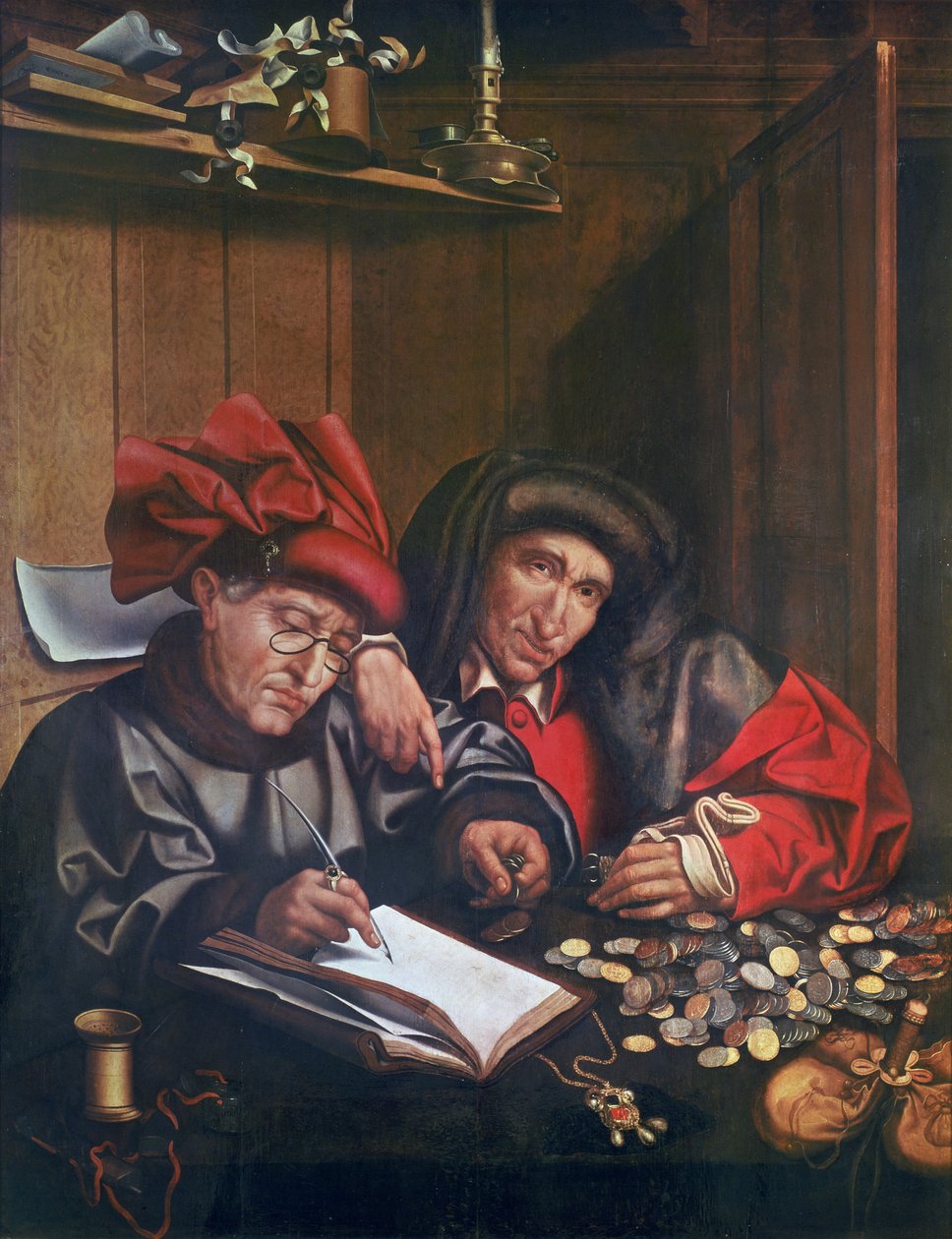 Pengevekslerne, ca. 1530 af Quentin Massys or Metsys