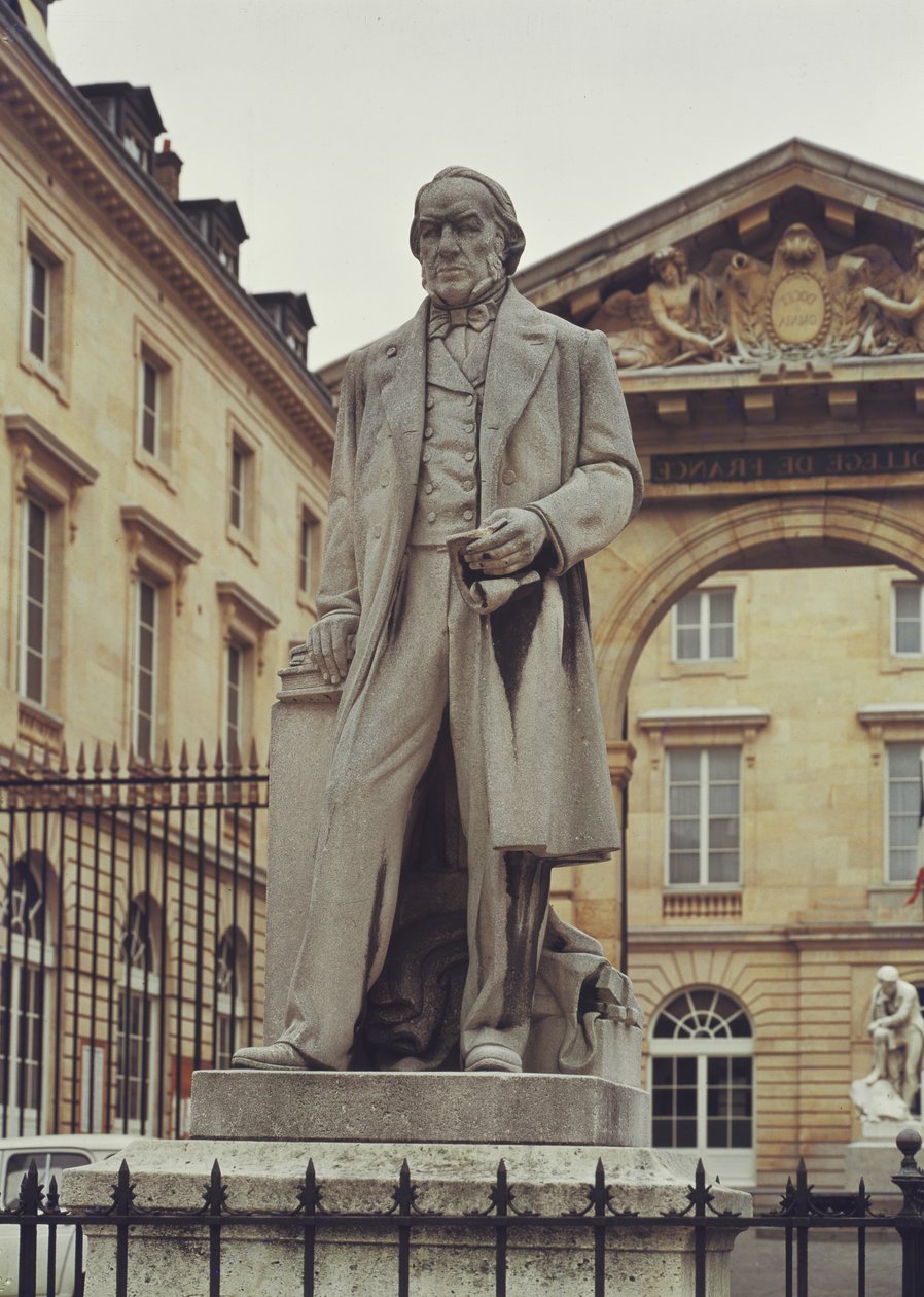 Statue af Claude Bernard (1813-78) uden for College de France af R. Coudegues